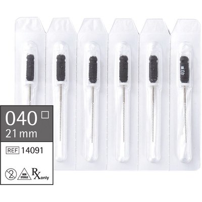 OMNIDENT K-Feilen 21mm ISO 040 balení 6ks