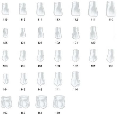 Strip Crowns pravé horné 114