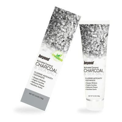 Beyond Pasta wybielająca Sea Salt Activated Charcoal 130g