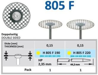 HORICO diamantový disk obojstranný F 19/0,15 mm