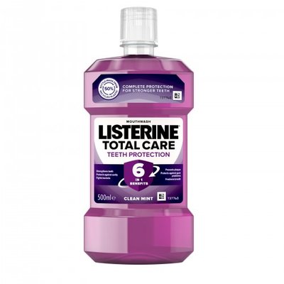 Listerine Total Care Teeth Protection 6 x 500 ml (světle fialový)