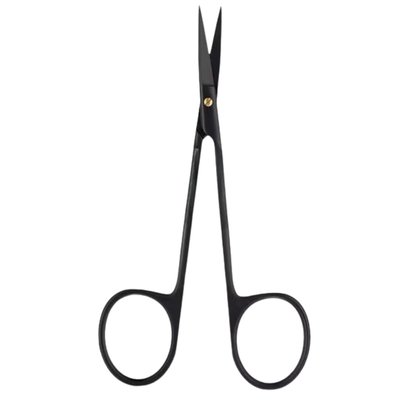 Nůžky Iris , zahnuté, 11.5cm, Black, Super-cut, TC