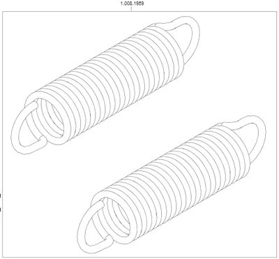 RFK tažná pružina vyztužená - sada