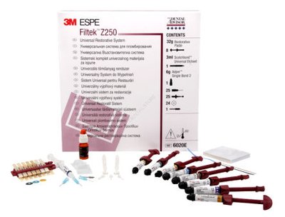 Filtek Z250 - zestaw 8 x 4g + Adper Single Bond 2 6ml + 1op C-Pilot VDW