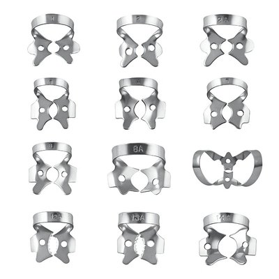 Rubber Dam Spona/Clamp s křidélky - 14A