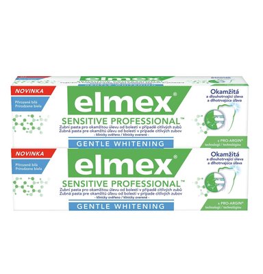 Elmex Sensitive Professional Gentle Whitening zubní pasta 2x75 ml