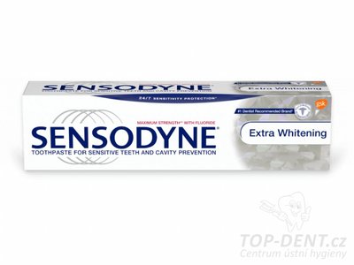 Sensodyne Extra Whitening zubní pasta, 75ml