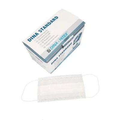 Ústenky Dina na gumičku bílé 100ks