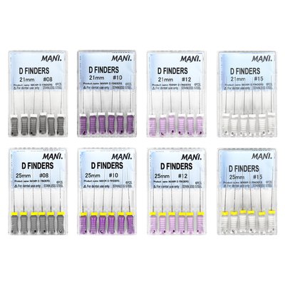 Pilniki D-Finders 6 szt. MANI