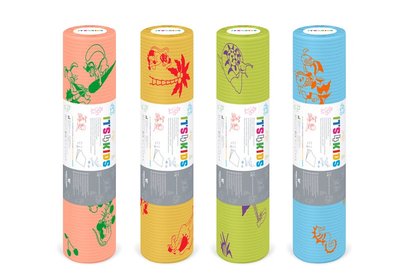 Podložka v roli IT'S4KIDS 51 cm x 20 m perforace 80 cm - Limetková