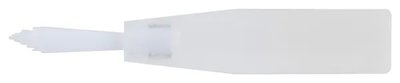 ORBIS Štěteček nasazovací transparentní, štětiny bílé, jemné, 100ks