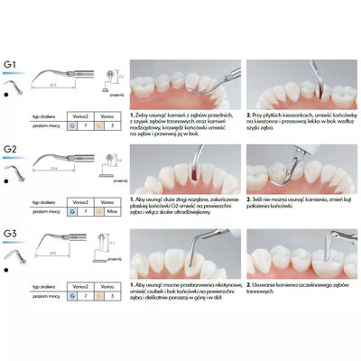 Końcówka do skalera NSK