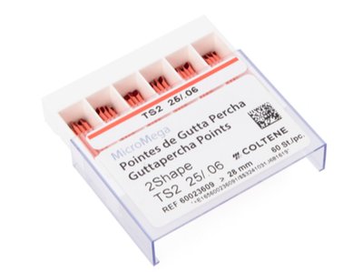 MicroMega - Gutaperčové čepy 2Shape, TS2