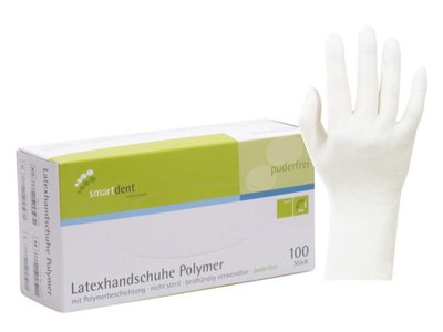 Rukavice Smart LATEX přírodní 100ks, S