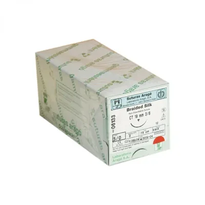 ARAGÓ Silk Braided 4/0 CT19 3/8 12x45cm