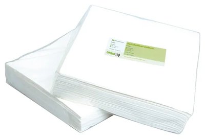 ORBIS Celulózové roušky 40 × 40 cm, dvouvrstvé, balení 50 ks