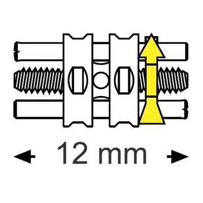Šroub univerzální 12 mm 10 ks