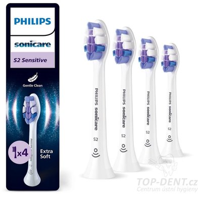 Philips Sonicare S2 Sensitive Standard HX6054/87, 4ks