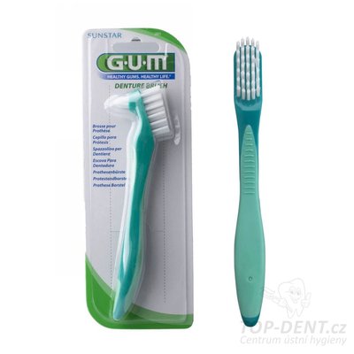 GUM Denture kartáček na protézy pro efektivní čištění