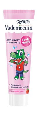 Vademecum My Little Strawbery 0-6 dětská zubní pasta 50 ml