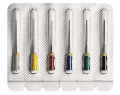 ORBIS Hedstroem File steril 25mm ISO 045-080 6 ks