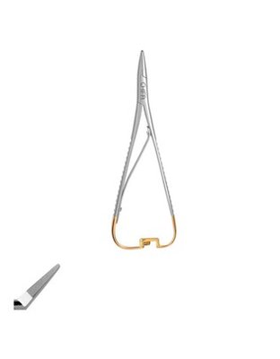 Chifa Igłotrzymacz chirurgiczny Mathieu 140mm z twardą wkładką szczęki, delikatne nacięcia