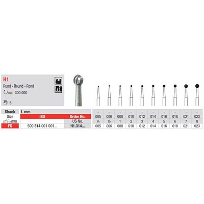 Vrtáček tvrdokovový FG H1.012 (5 ks/bal)