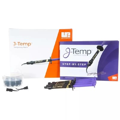 J-Temp LC Temporary Resin tymczasowa żywica światłoutwardzalna 4strz. x 1,2ml UP 4897