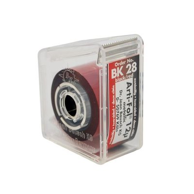 Artikulačnífólie M 2-str.černo/červ.BK28 22mm/20m 12µ