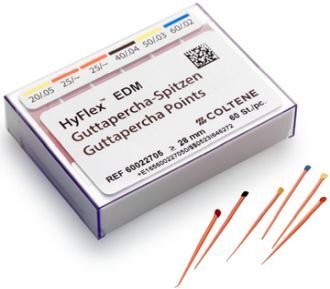 Guttaperčové čepy Hyflex EDM ISO20