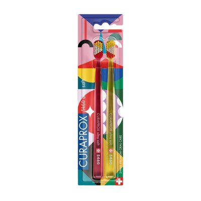 Curaprox CS 5460 Ultrasoft Power Smile zubní kartáček 2 ks