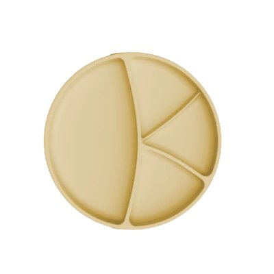 Everyday Baby silikonový talíř s přísavkou, Soft Yellow