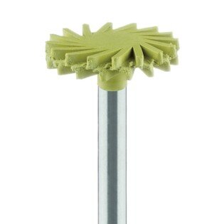 Meisinger gumka do ceramiki 9771C.204.100 żółta, dysk Twist impregnowana nasypem diamentowym