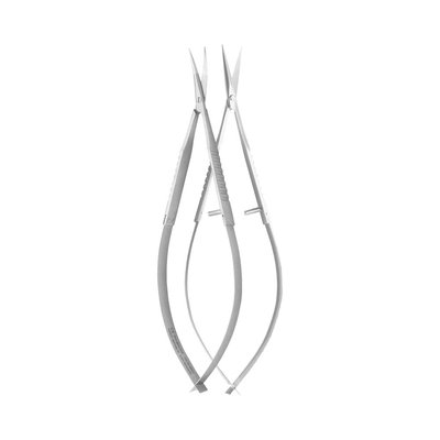 Nůžky oční pružinové rovné rohovkové; 13,0 cm