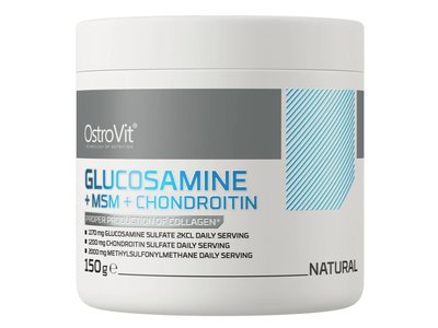 OstroVit - Glukosamin + MSM + Chondroitin, různé příchutě, 150 g