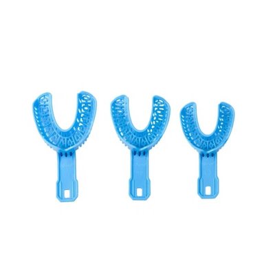 Otiskovací lžíce pro implantáty, dolní, 6 ks - S