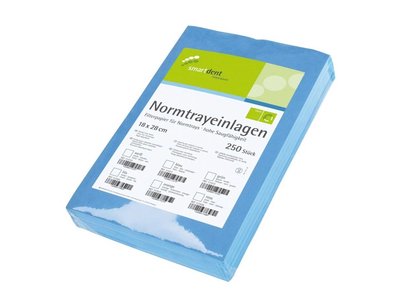 Smart ubrousky pro tácky - krepové, 250ks modré