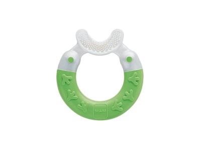 MAM Bite & brush 3+m kousátko zelená 1 ks