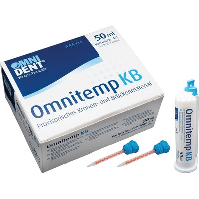 OMNIDENT Omnitemp KB A3 (Automix 4:1 50ml +10x Kanyla) 1bal