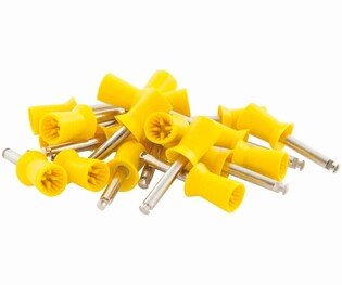 Gumki do profilaktyki ORBIS żółte 24szt. twarde do usuwania płytki nazębnej