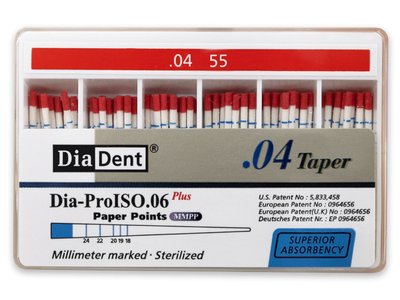 DiaDent .04 - Papírové čepy, vel. 055