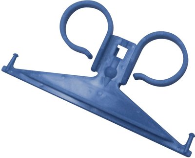 Držák urinálních sáčků, modrý, 1 ks