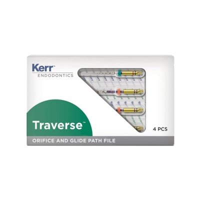 KERR Traverse opener + glide path, 4ks - 25/8/17 mm + 18/6/25 mm, nástroj na otevření kanálku + rotační nástroj