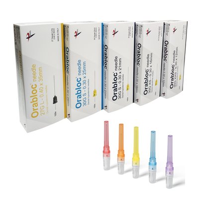 Jehly Orabloc pro intraligamentární anestezii - 0.3x25