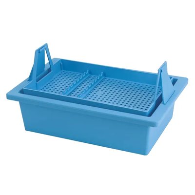 Hygitech Dekontaminační vana s víkem modrá 3l