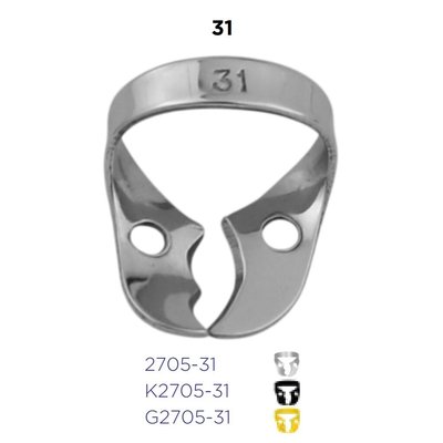 Kofferdamová spona 31 - horní molar