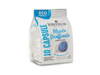 Intenso Miscela Decaffeinata - kapsle pro Nespresso, 10ks