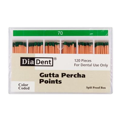 Gutap.čepy DiaDent 070 kalibrované, kón. 2%