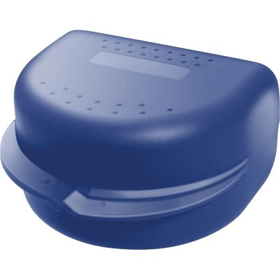 OMNIDENT Krabička Na Rovnátka Pro Dospělé 75 x 65 x 45mm Tmavě Modrá 1ks