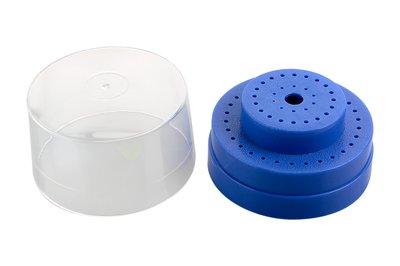 Stojak na wiertła, gumki i szczoteczki COTISEN - niebieski